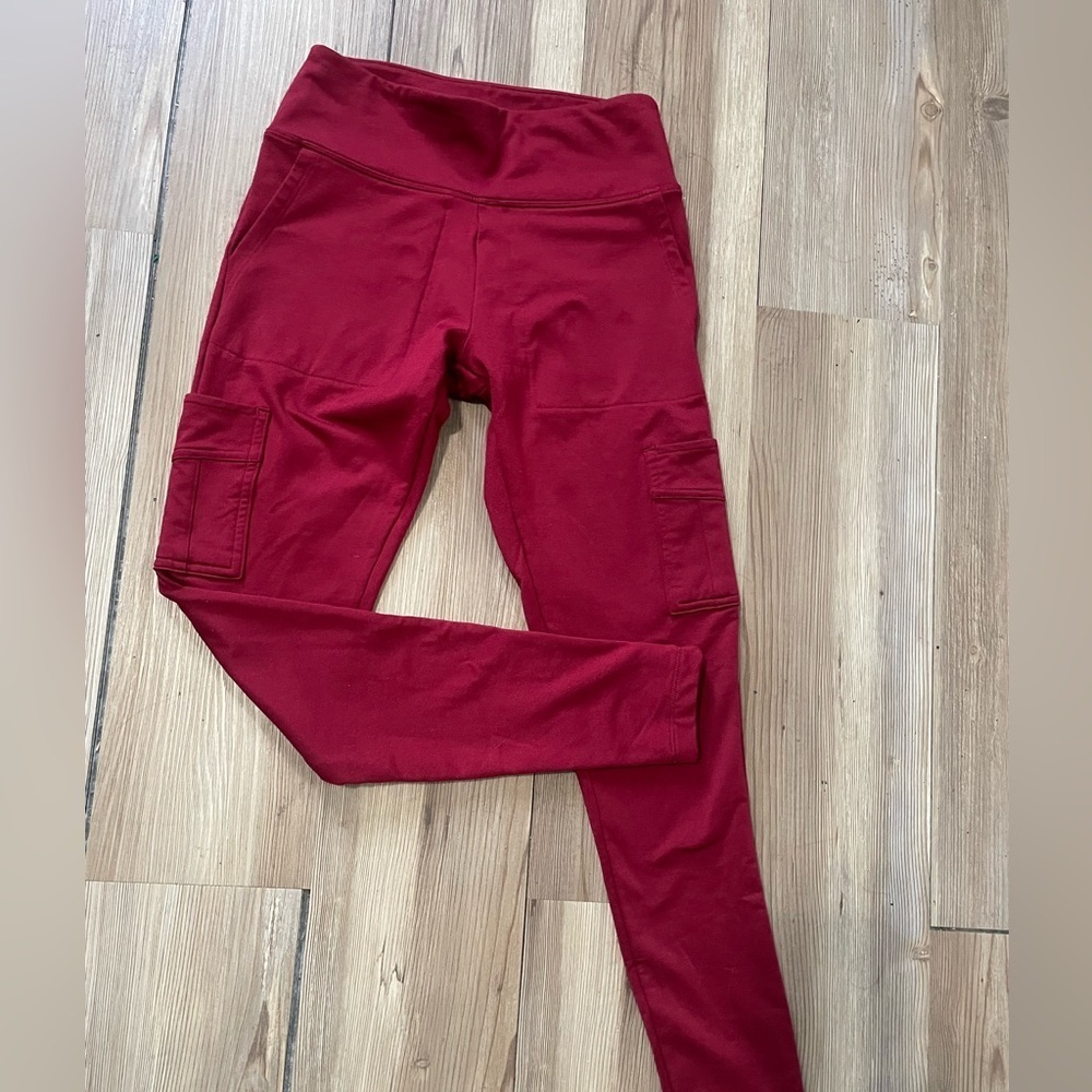PINK  Victoria Secret Active Wine Color/Burgundy Leggings